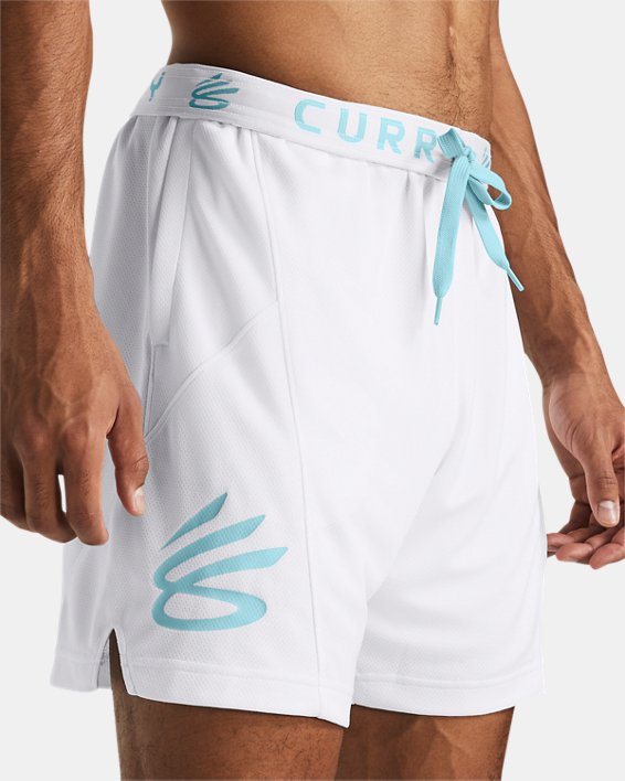 Men's Curry Splash Shorts in White image number 3